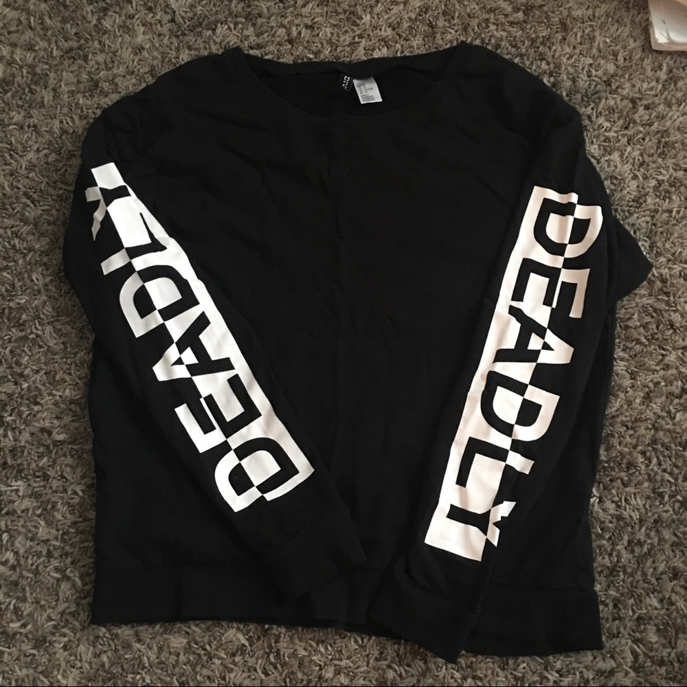 3/$15💜Black Sweatshirt